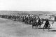 Palestine: Ottoman camel corps at Beersheba (Be'er Sheva, Bi'r as-Sab`) in 1915