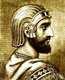 Iran / Persia: 19th century engraving of Cyrus the Great (r. 559-530 BCE)